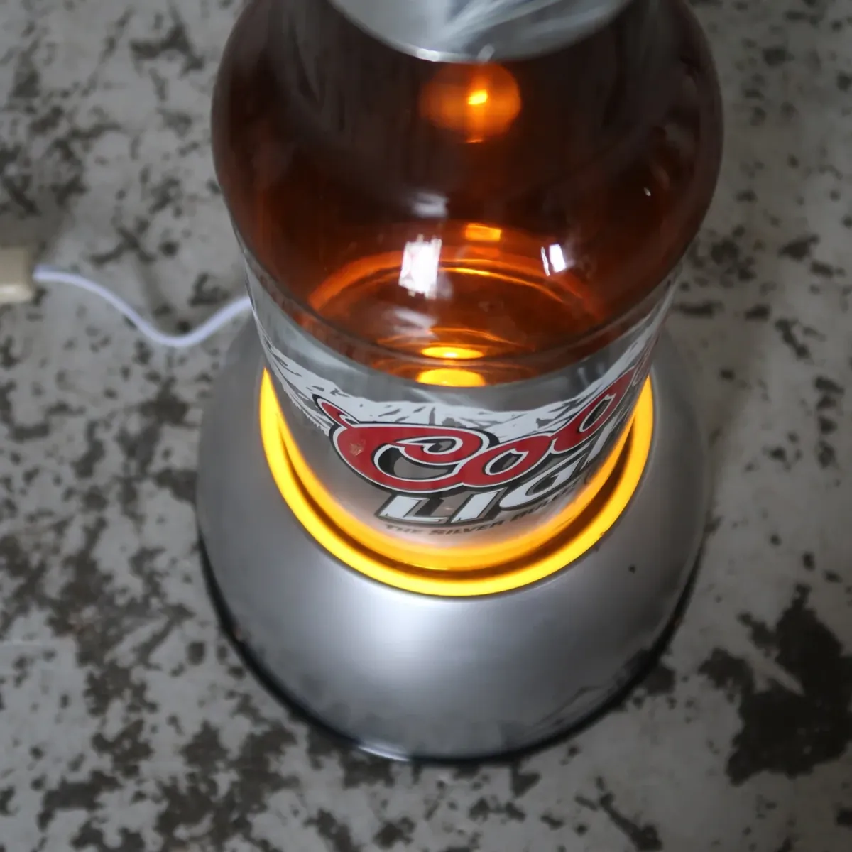 Coors LIGHT ボトル ライトサイン