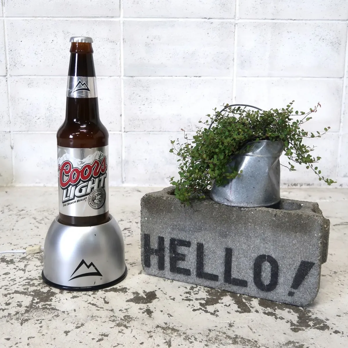 Coors LIGHT ボトル ライトサイン