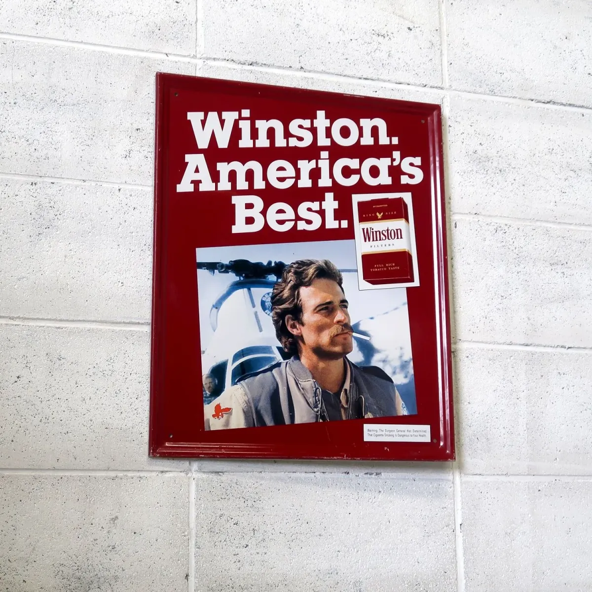 Winston ビンテージ メタルサイン