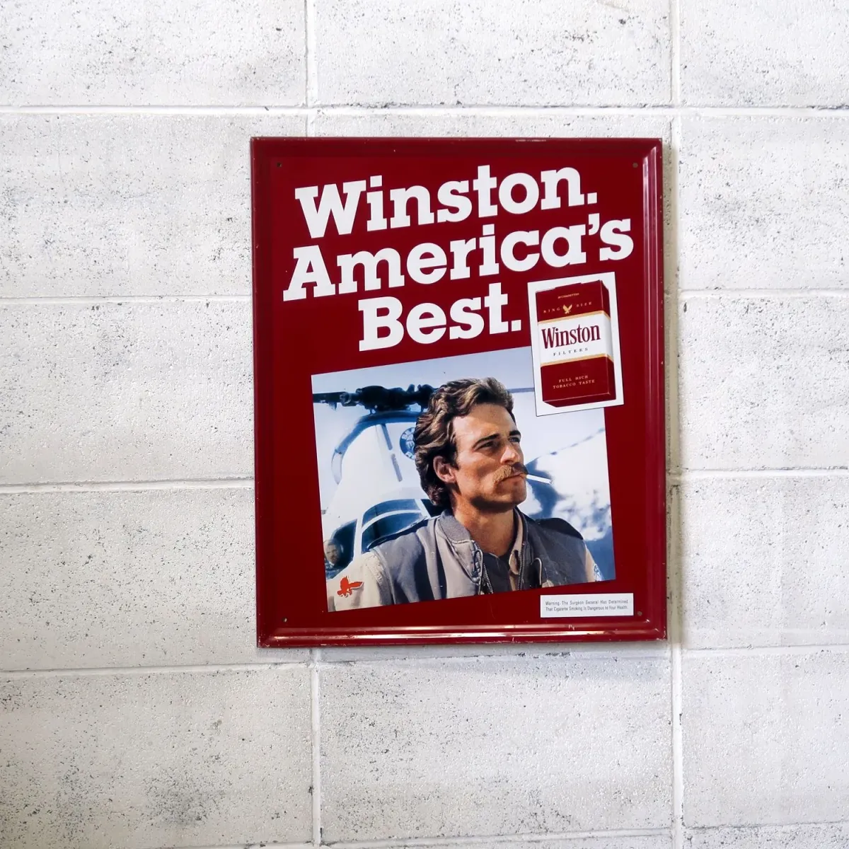 Winston ビンテージ メタルサイン