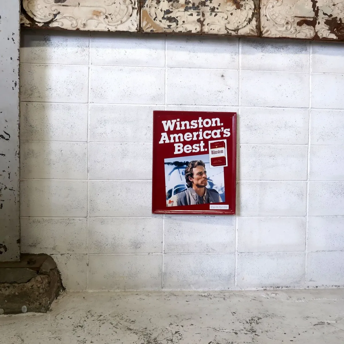 Winston ビンテージ メタルサイン
