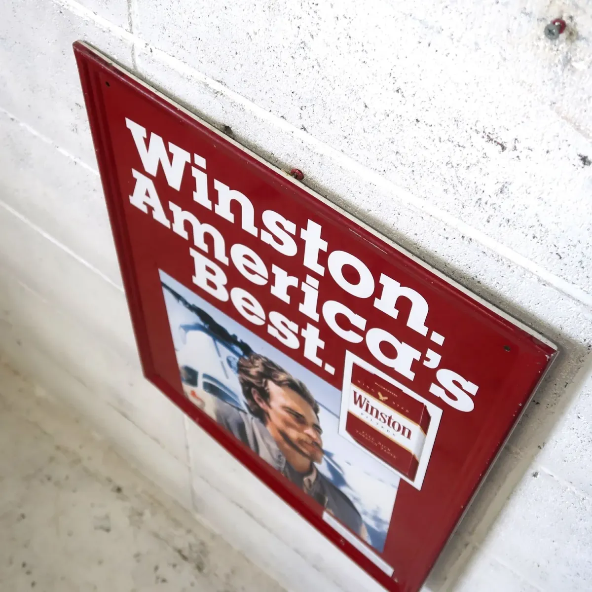 Winston ビンテージ メタルサイン