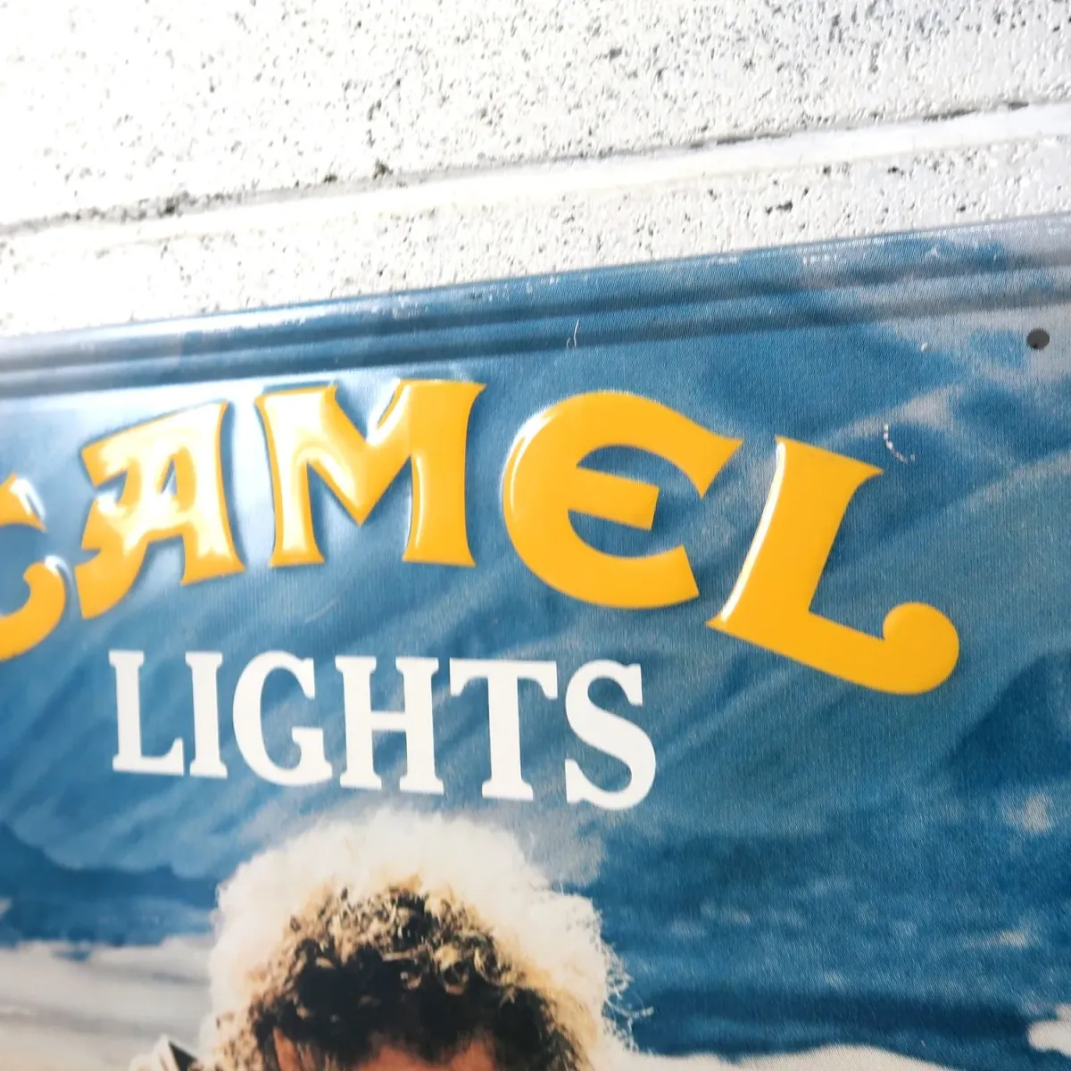 CAMEL LIGHTS ビンテージ メタルサイン