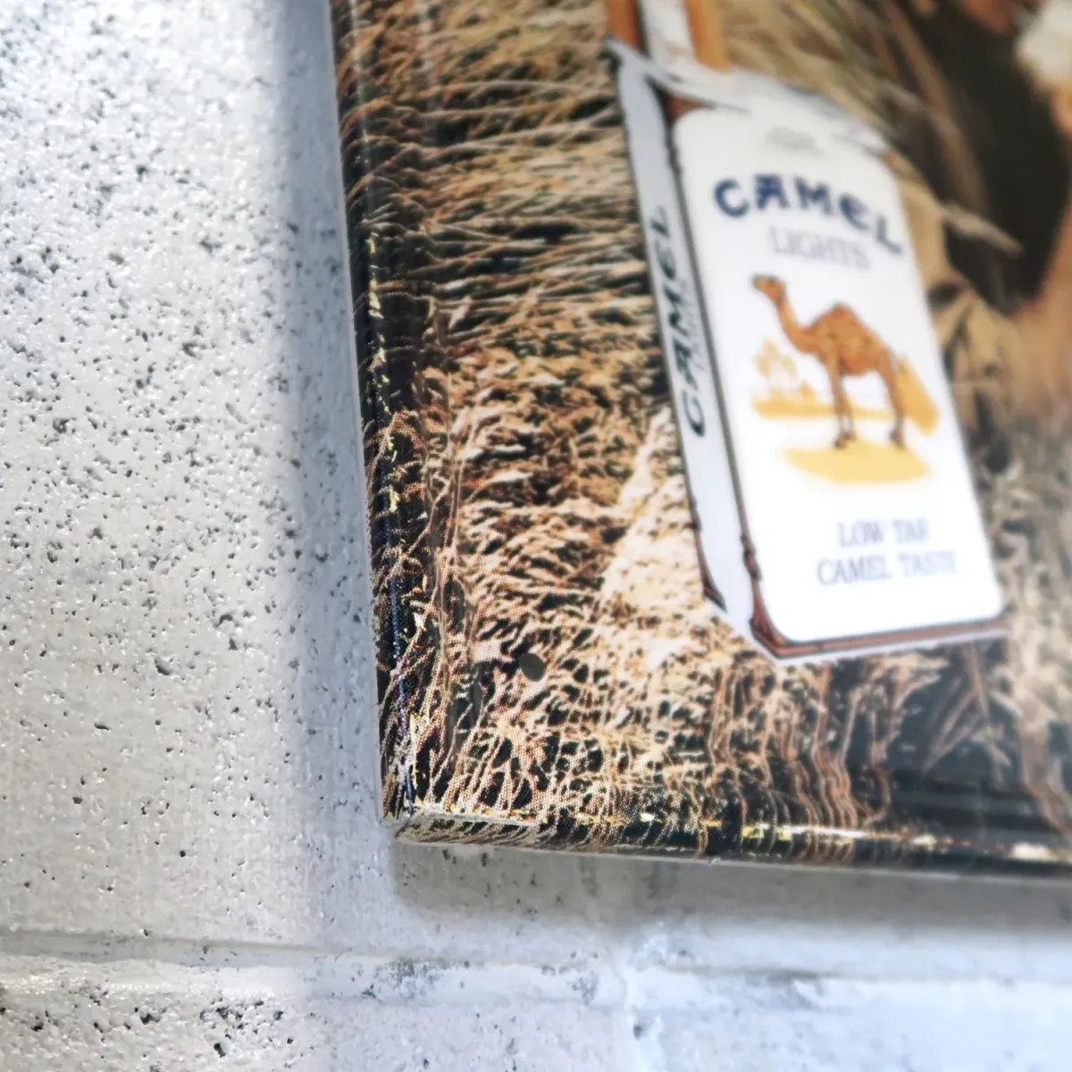 CAMEL LIGHTS ビンテージ メタルサイン