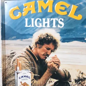 CAMEL LIGHTS ビンテージ メタルサイン
