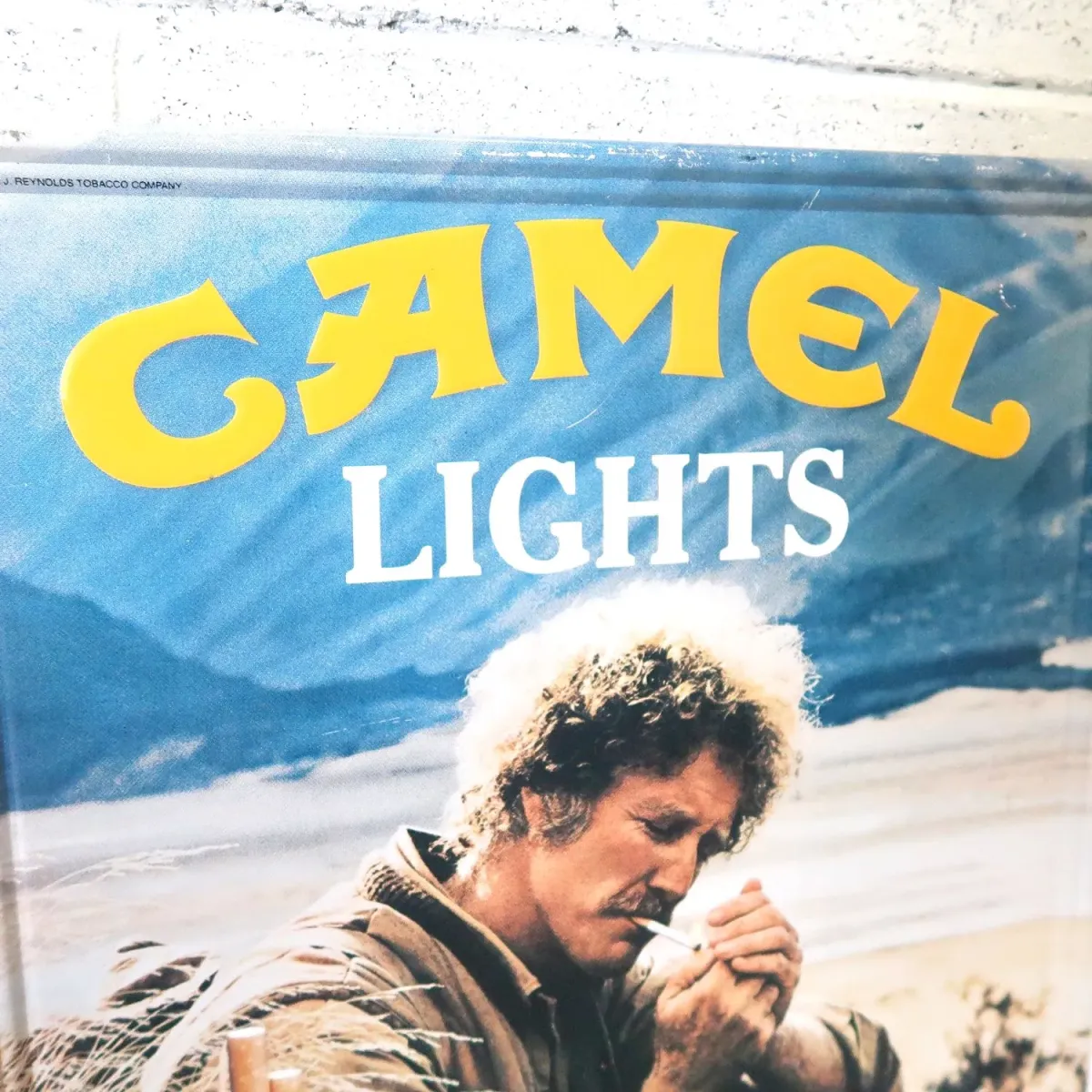 CAMEL LIGHTS ビンテージ メタルサイン