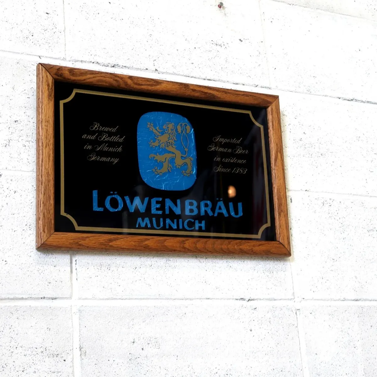 LOWENBRAU ビンテージ パブミラー