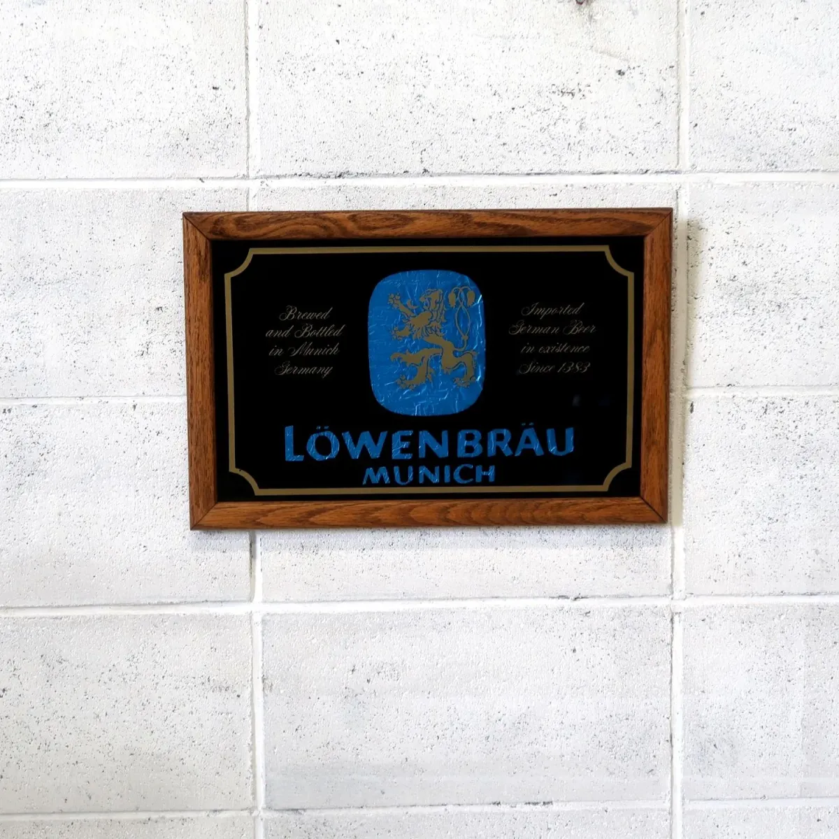 LOWENBRAU ビンテージ パブミラー