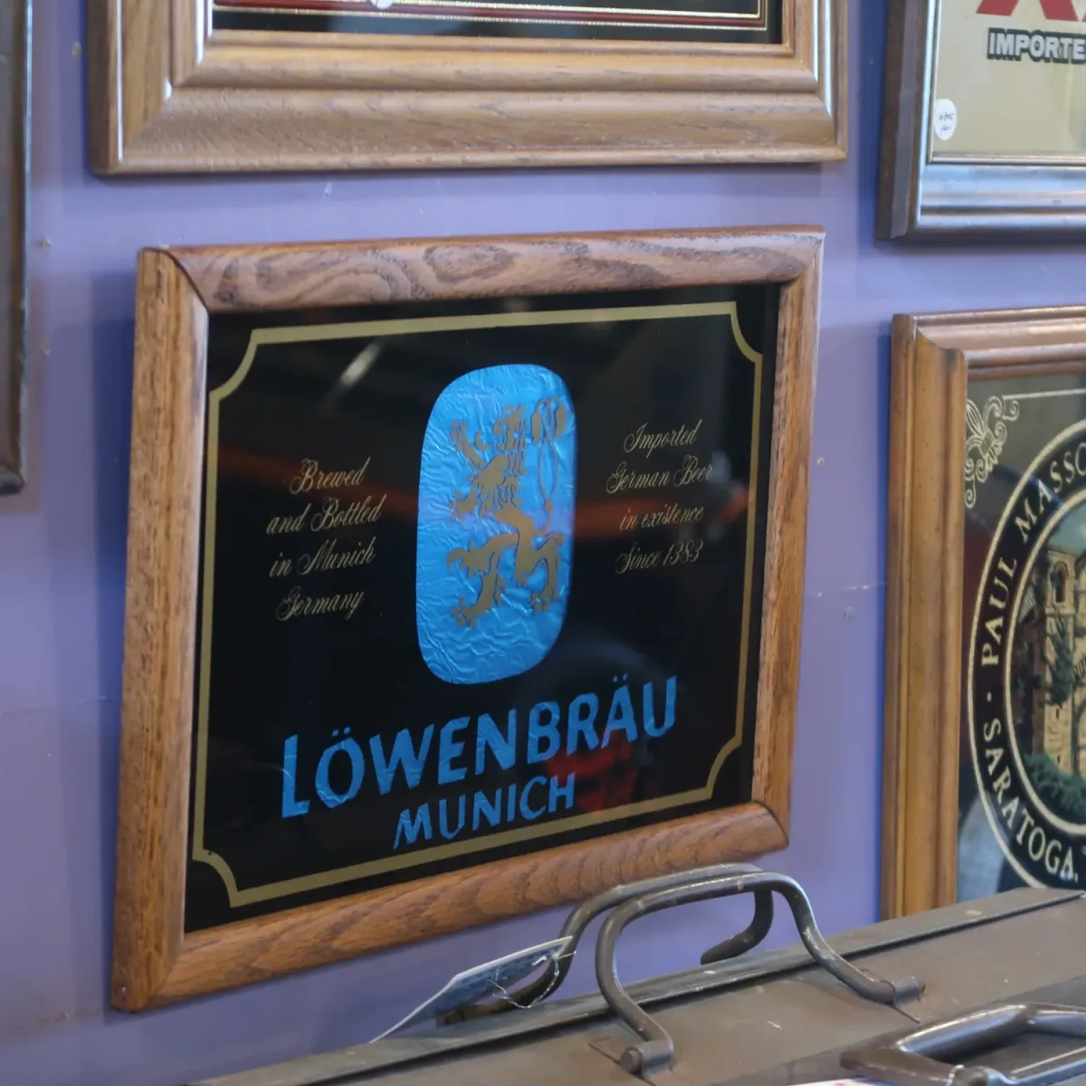 LOWENBRAU ビンテージ パブミラー