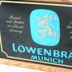 LOWENBRAU ビンテージ パブミラー