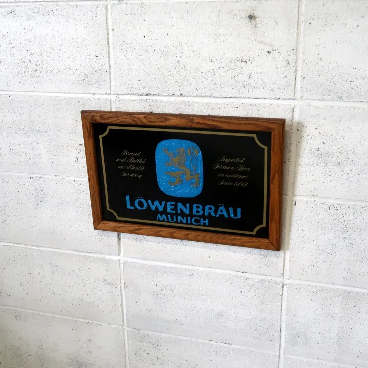 LOWENBRAU ビンテージ パブミラー