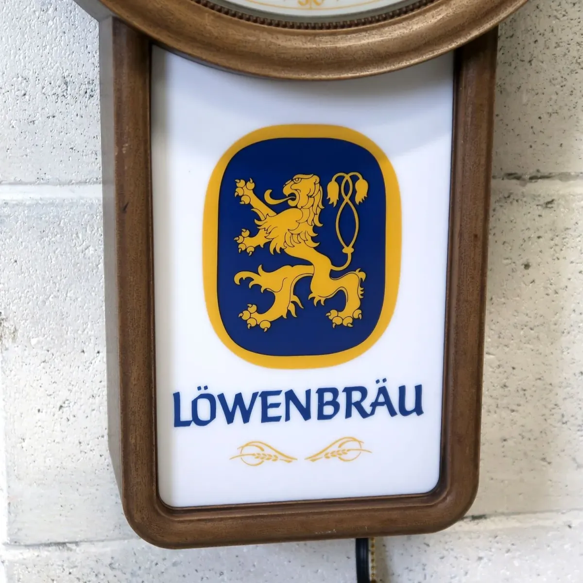 LOWENBRAU ビンテージ ライトクロック