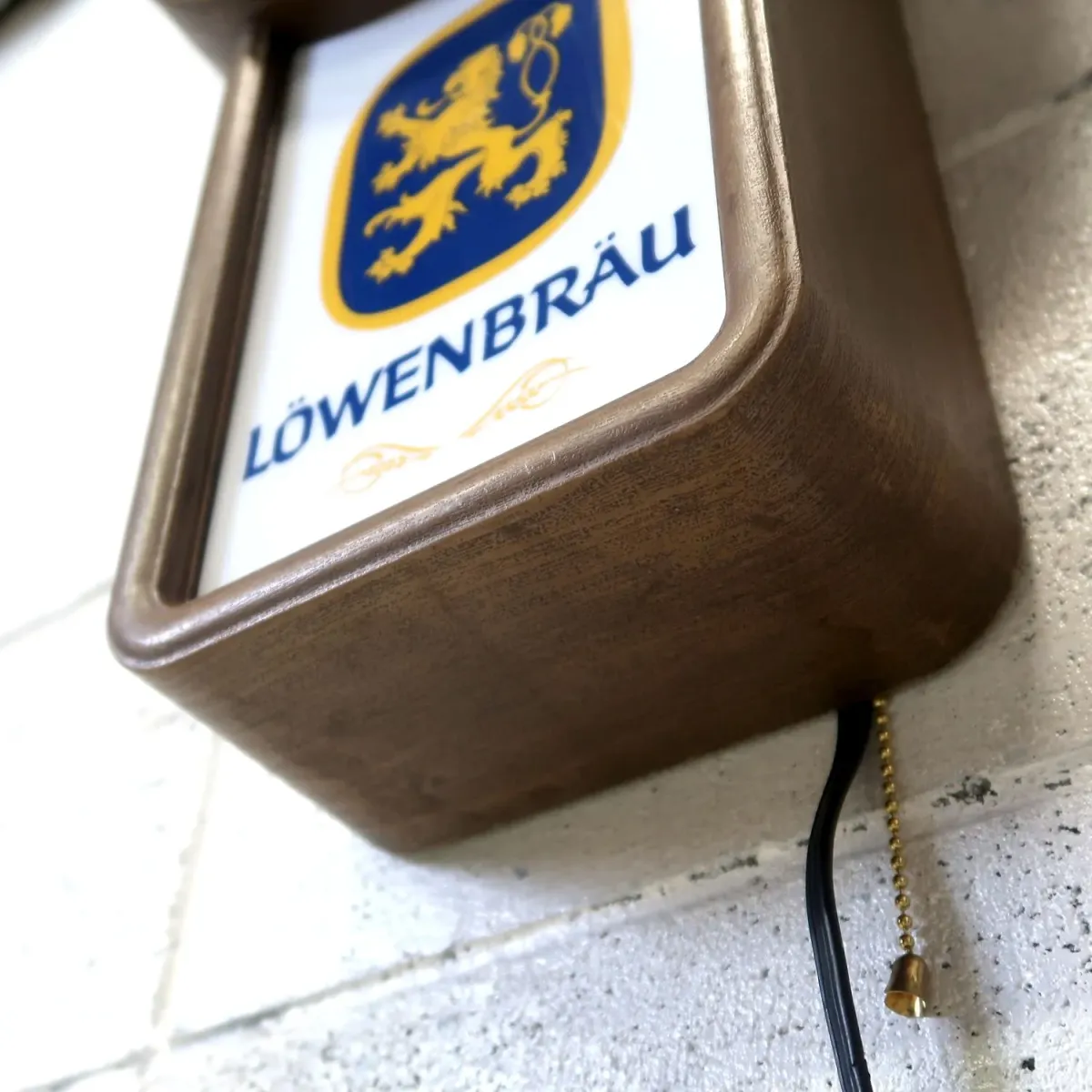 LOWENBRAU ビンテージ ライトクロック