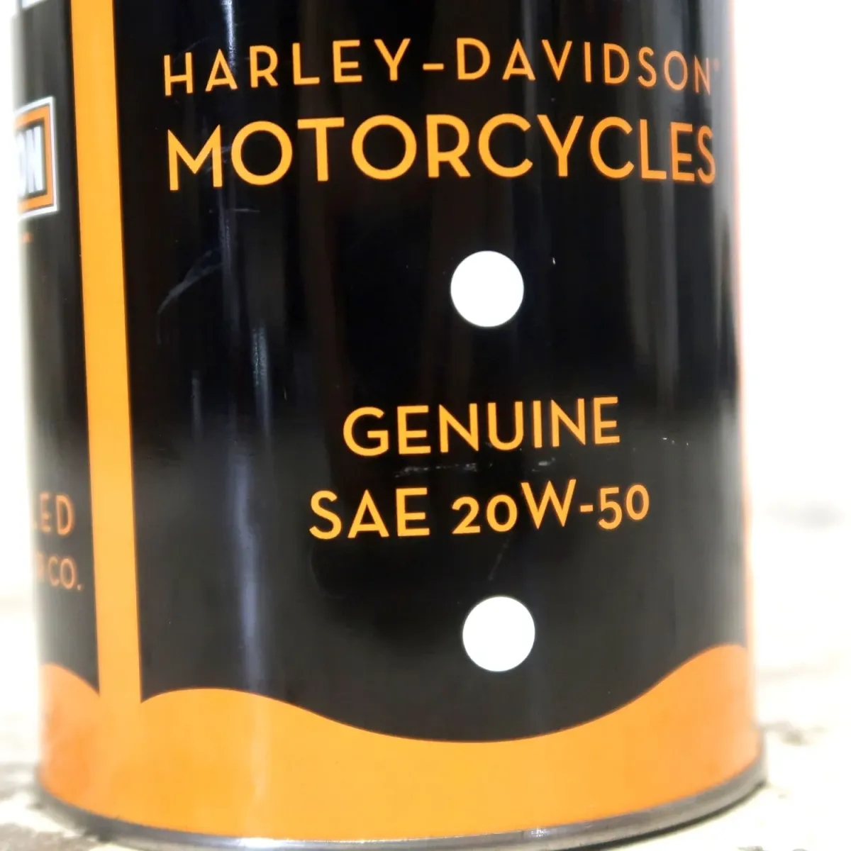 HARLEY-DAVIDSON オイル缶(未開封)