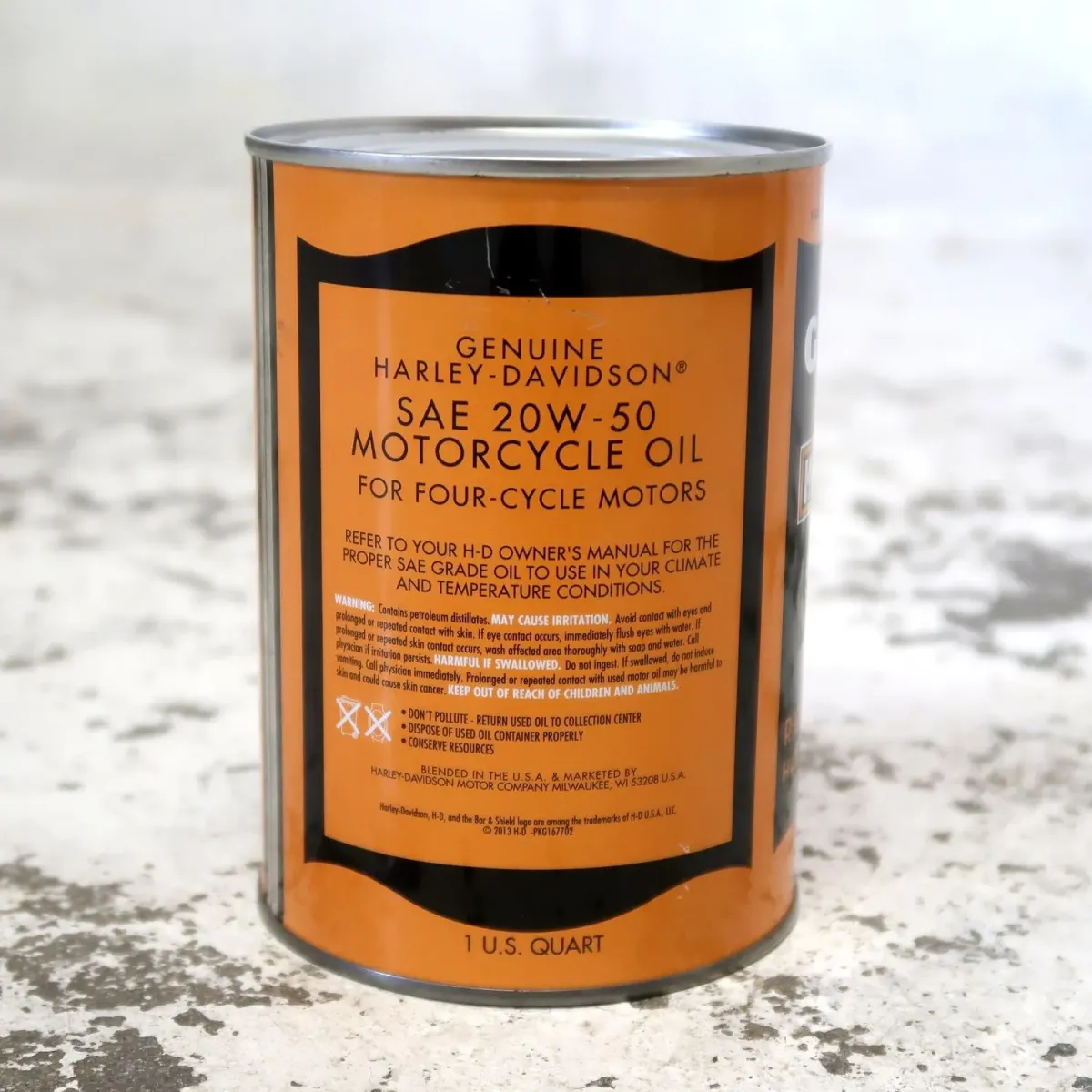 HARLEY-DAVIDSON オイル缶(未開封)