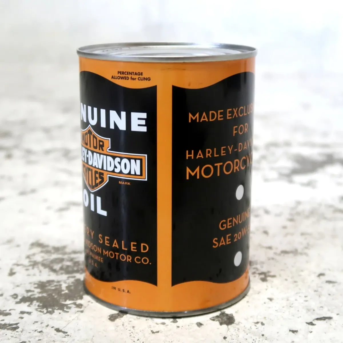 HARLEY-DAVIDSON オイル缶(未開封)