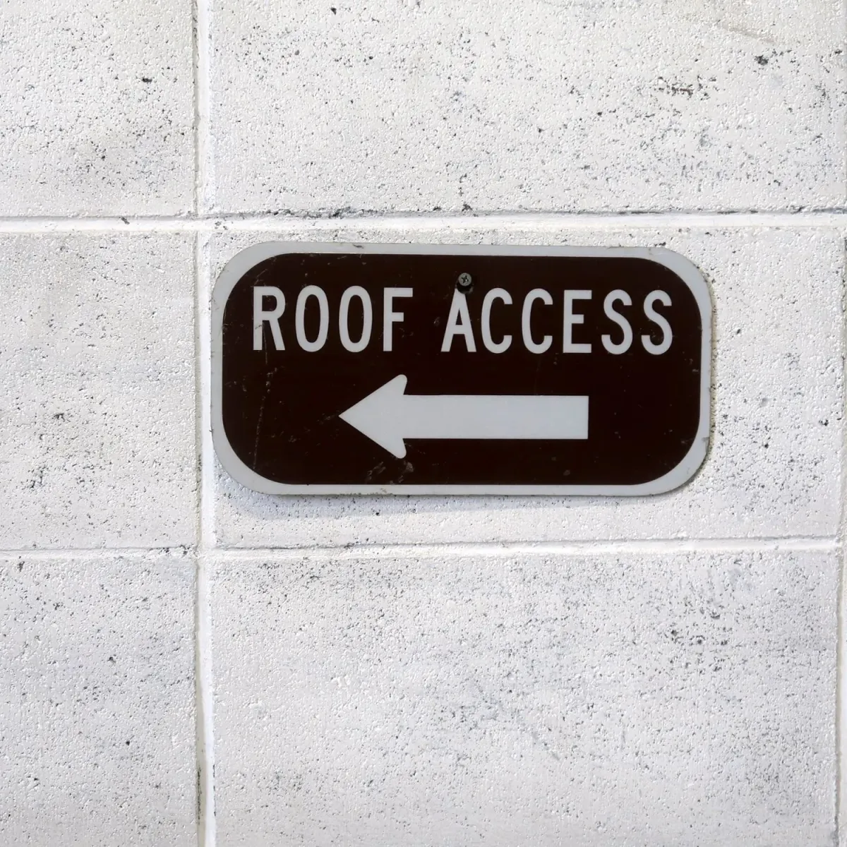 ROOF ACCESS メタルサイン