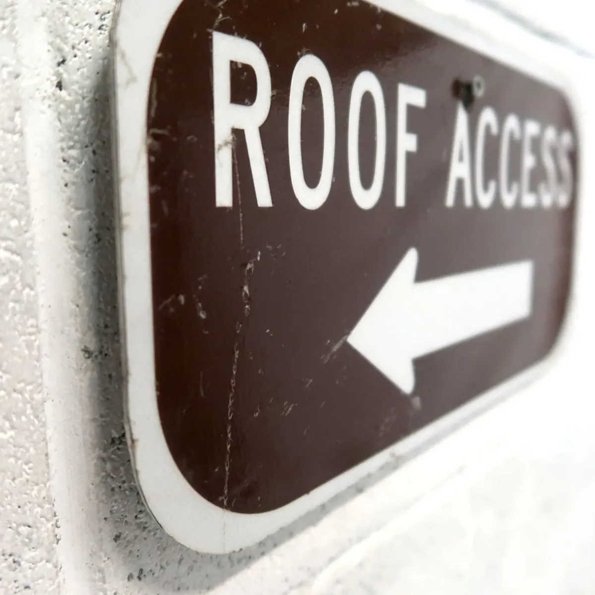 ROOF ACCESS メタルサイン