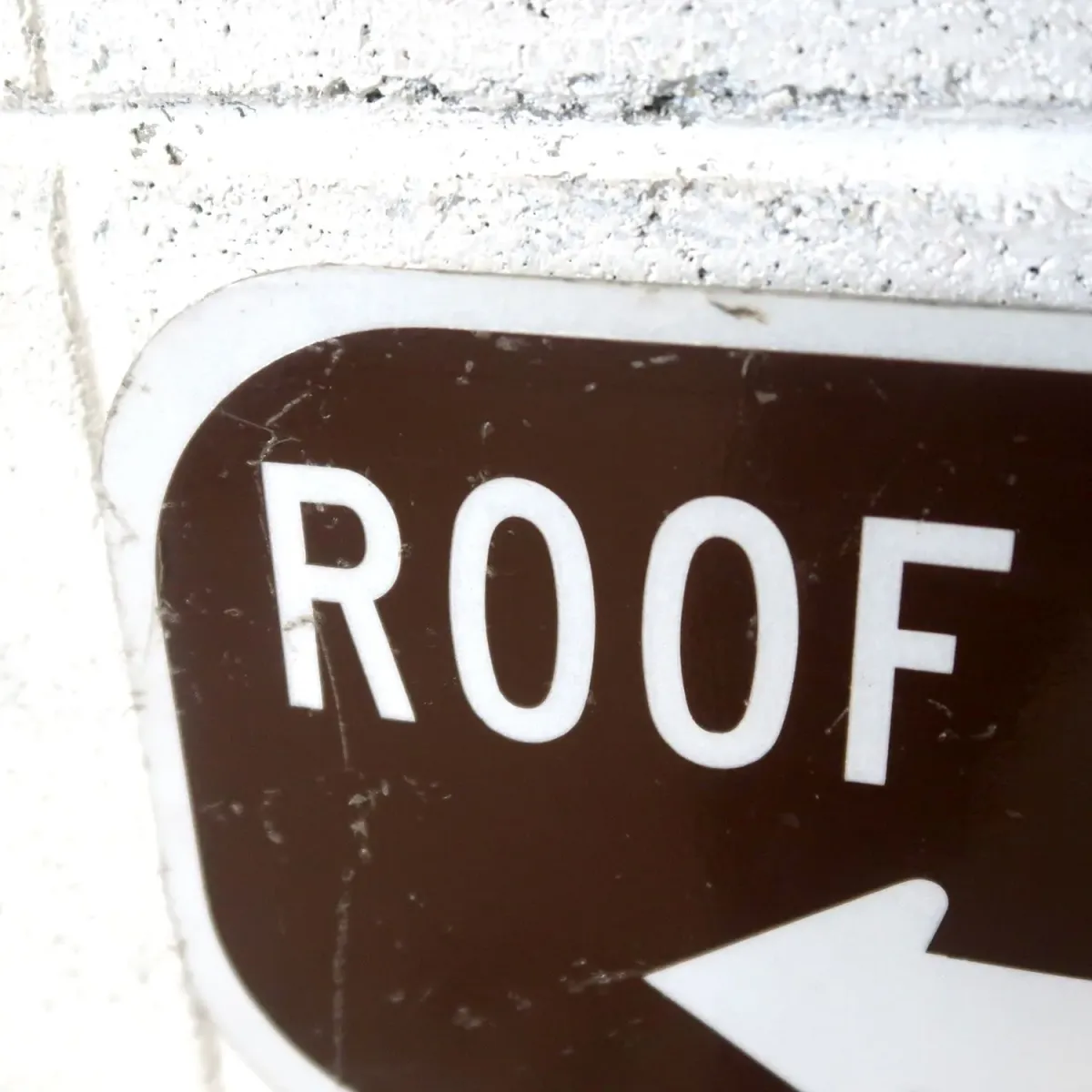 ROOF ACCESS メタルサイン