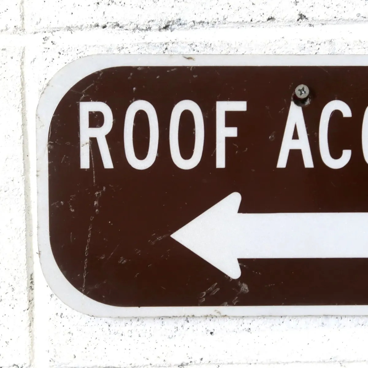 ROOF ACCESS メタルサイン