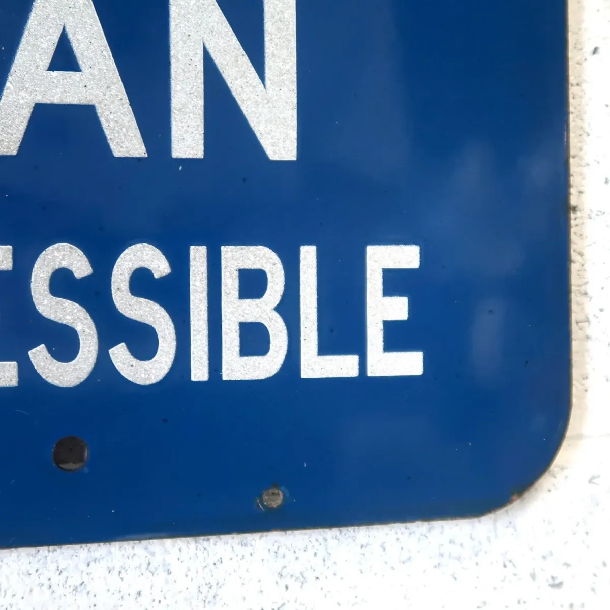 VAN ACCESSIBLE ロードサイン ホーロー