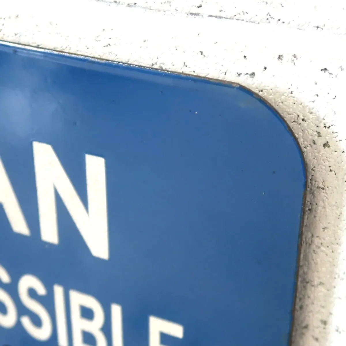 VAN ACCESSIBLE ロードサイン ホーロー