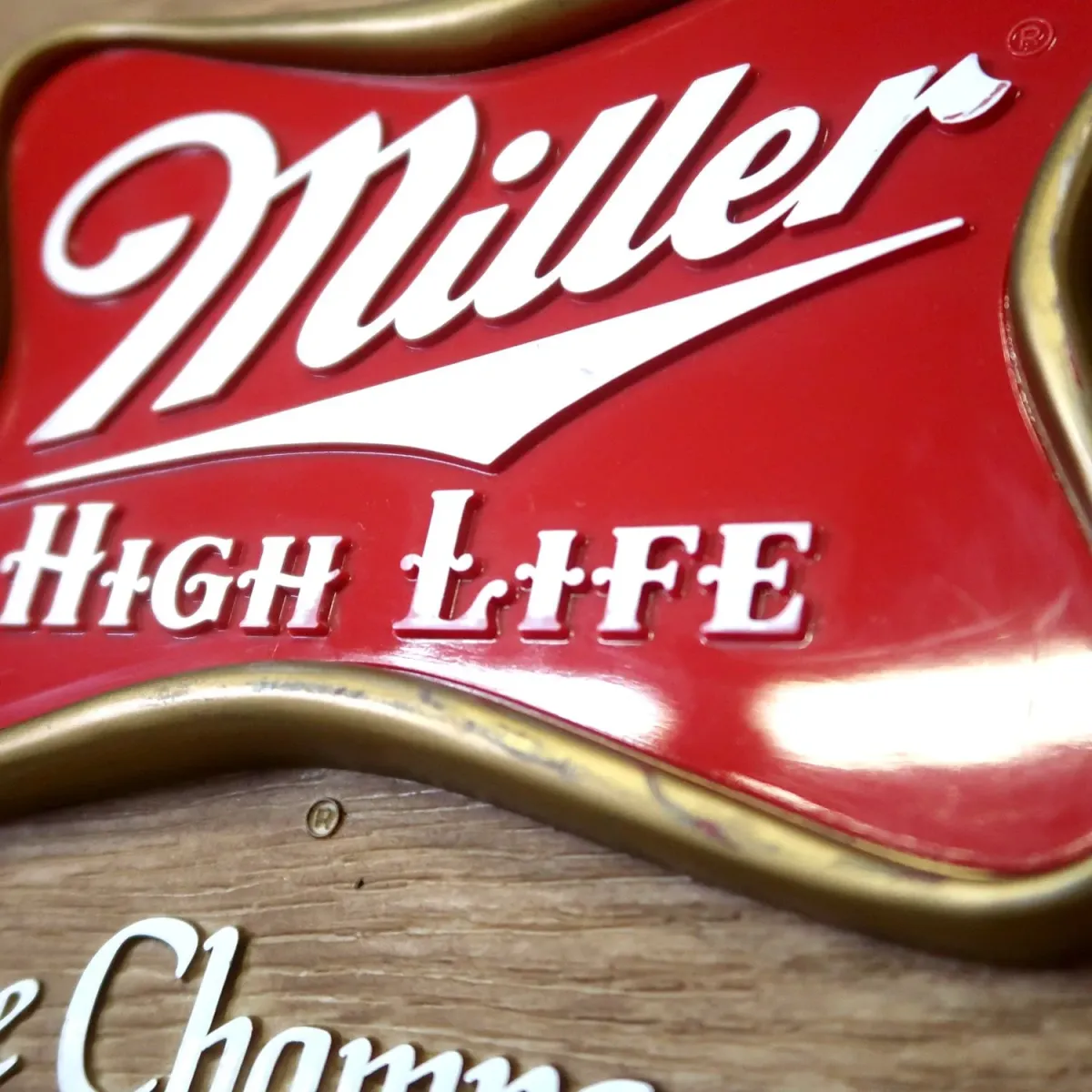 Miller HIGH LIFE ビンテージ 立体バレルサイン