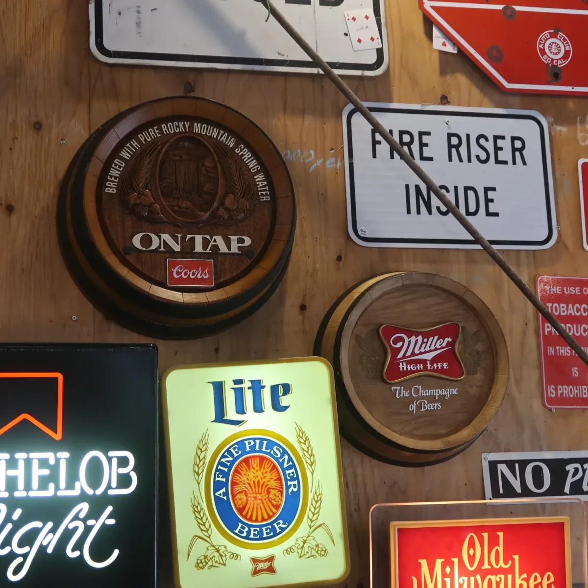Miller HIGH LIFE ビンテージ 立体バレルサイン