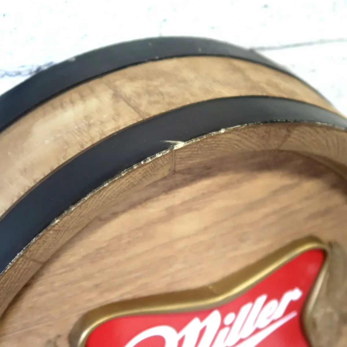 Miller HIGH LIFE ビンテージ 立体バレルサイン