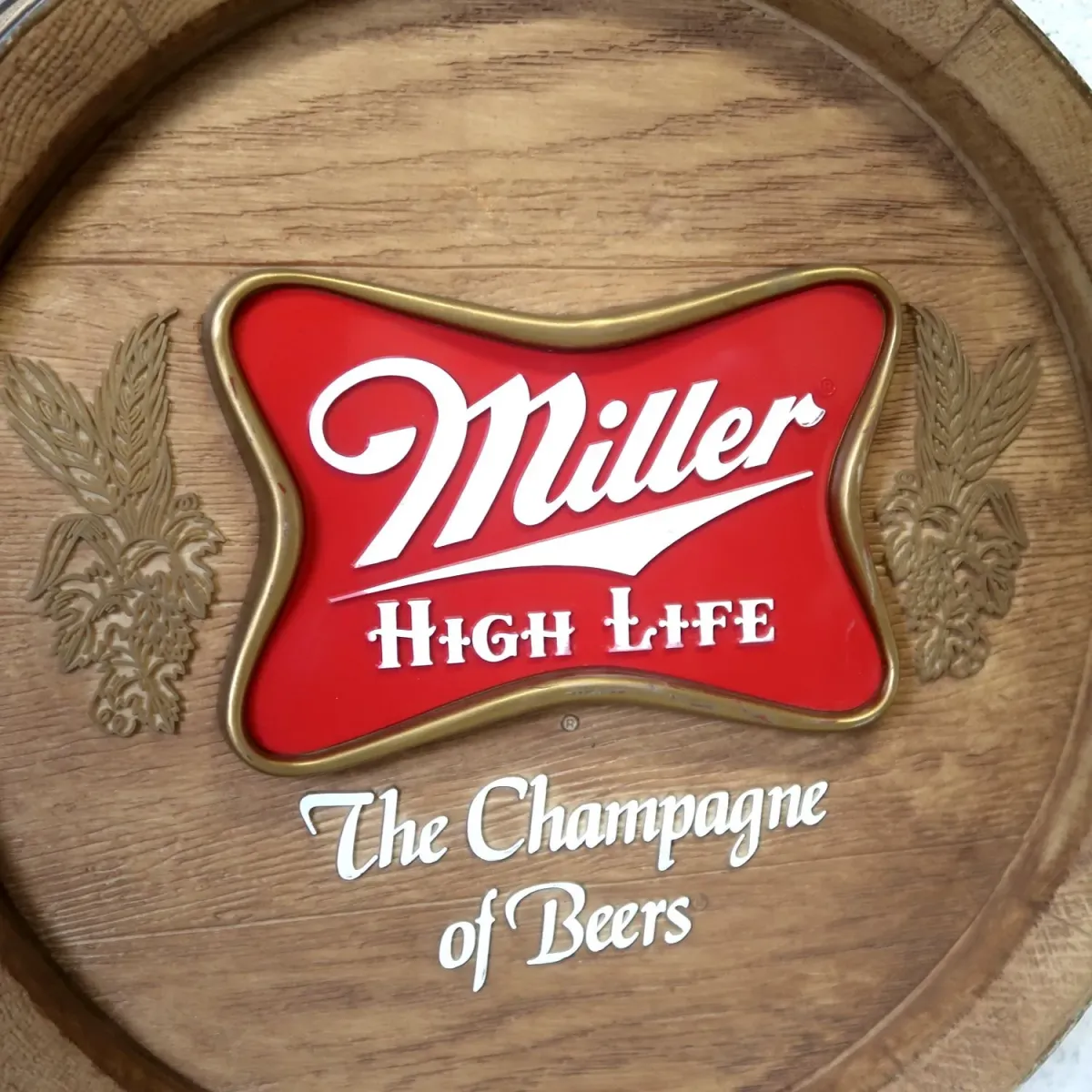 Miller HIGH LIFE ビンテージ 立体バレルサイン