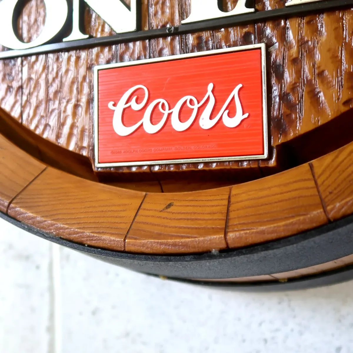 Coors ビンテージ 立体バレルサイン