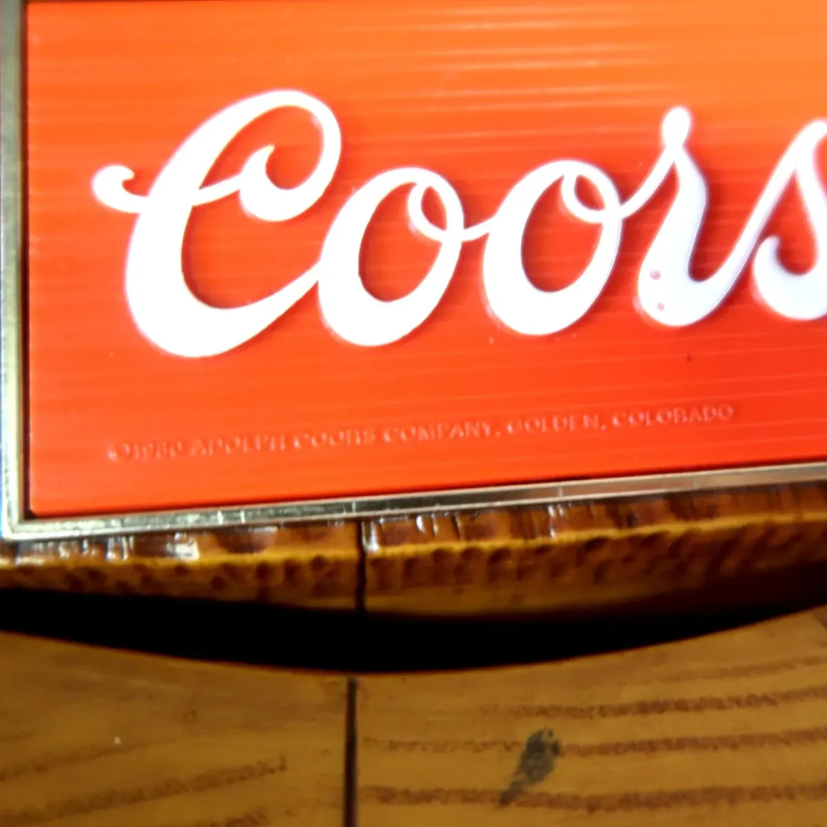 Coors ビンテージ 立体バレルサイン