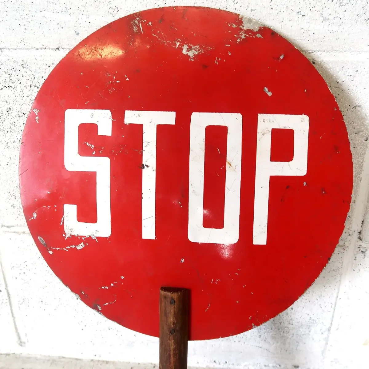 SLOW/STOP ハンドサイン 両面