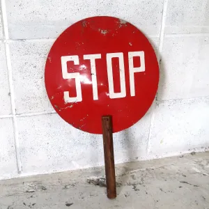SLOW/STOP ハンドサイン 両面