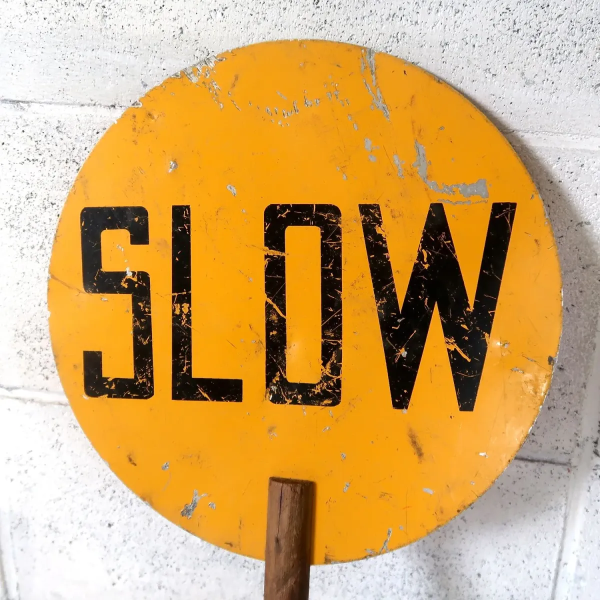 SLOW/STOP ハンドサイン 両面