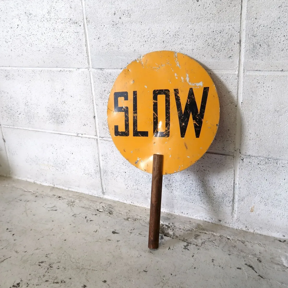 SLOW/STOP ハンドサイン 両面