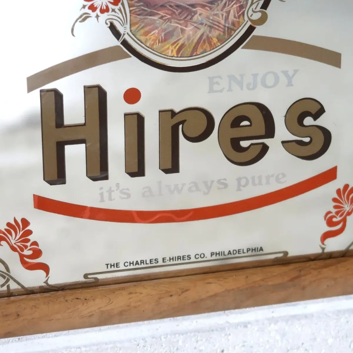 Hires ビンテージ パブミラー