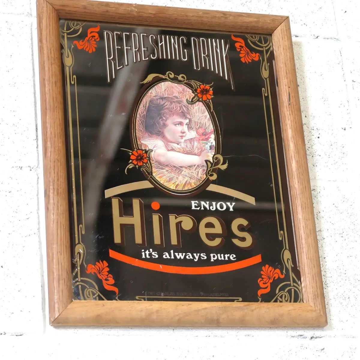 Hires ビンテージ パブミラー