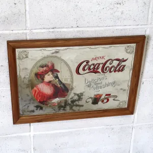 Coca Cola ビンテージ パブミラー