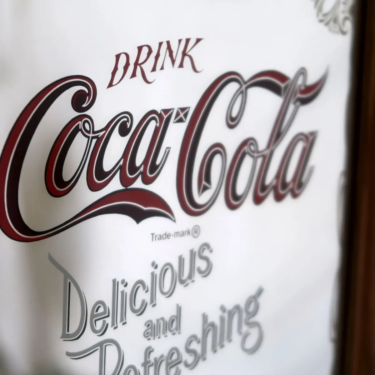Coca Cola ビンテージ パブミラー