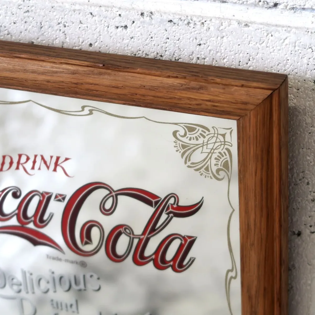 Coca Cola ビンテージ パブミラー