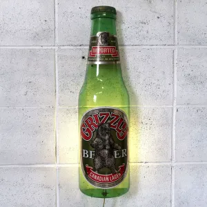 GRIZZLY BEER ボトル ライトサイン