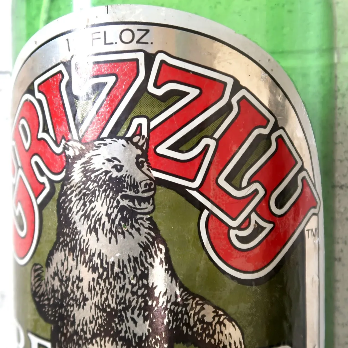 GRIZZLY BEER ボトル ライトサイン