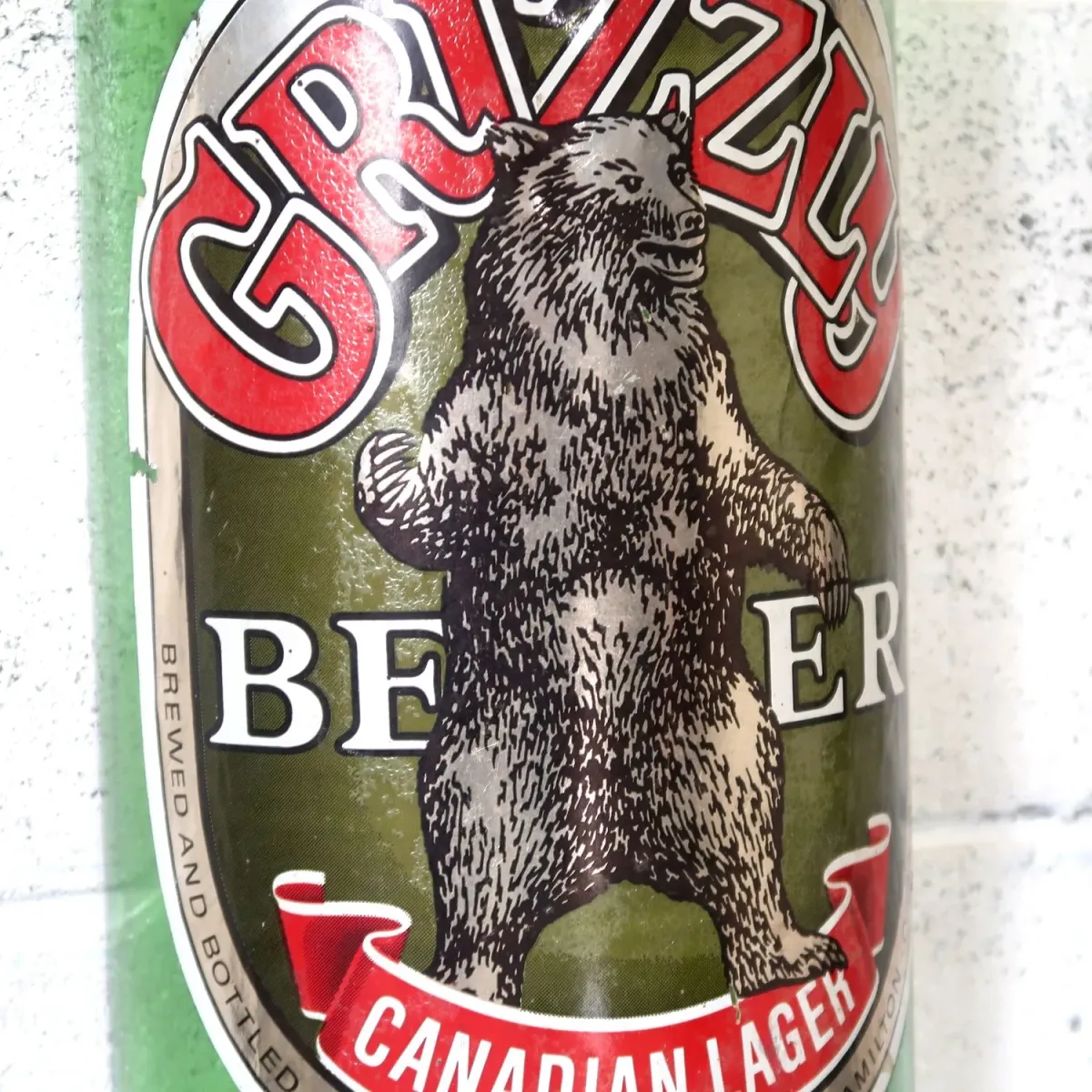 GRIZZLY BEER ボトル ライトサイン
