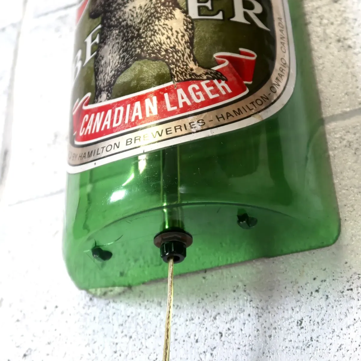 GRIZZLY BEER ボトル ライトサイン