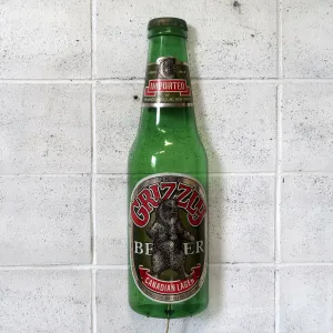 GRIZZLY BEER ボトル ライトサイン