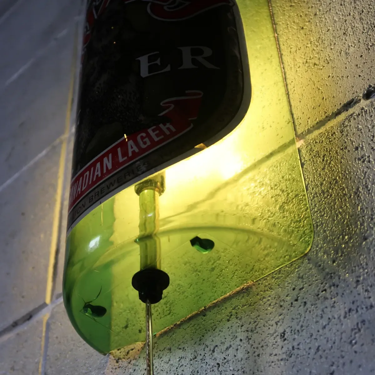 GRIZZLY BEER ボトル ライトサイン