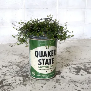 QUAKER STATE ビンテージ オイル缶