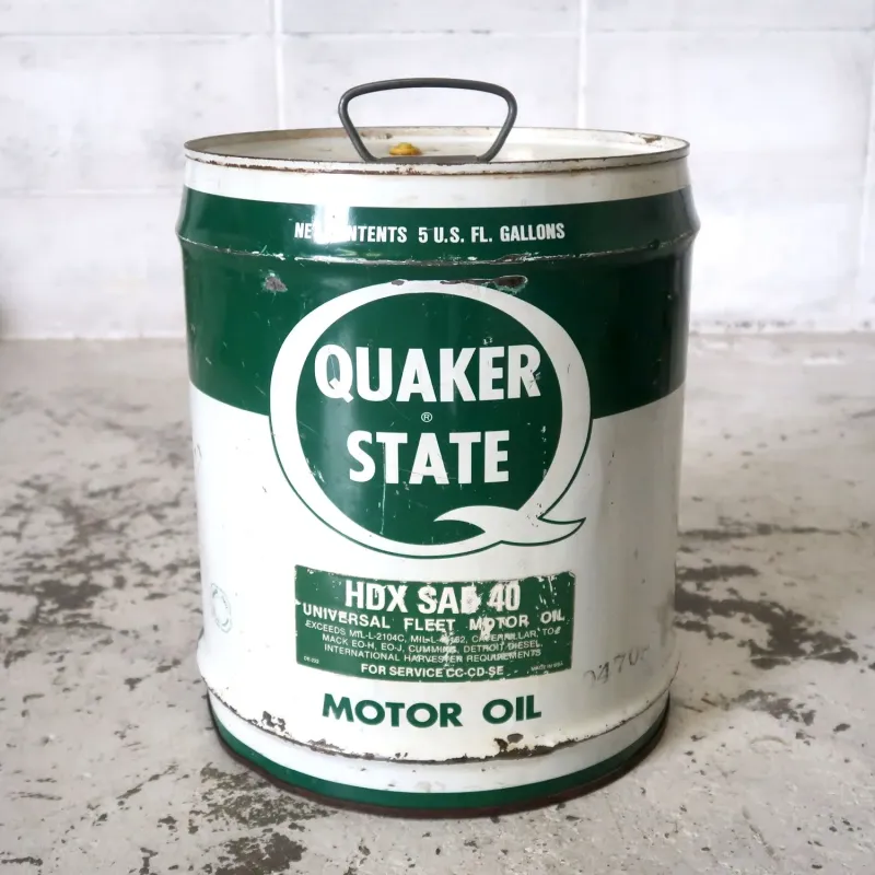 QUAKER STATE ビンテージ オイル缶