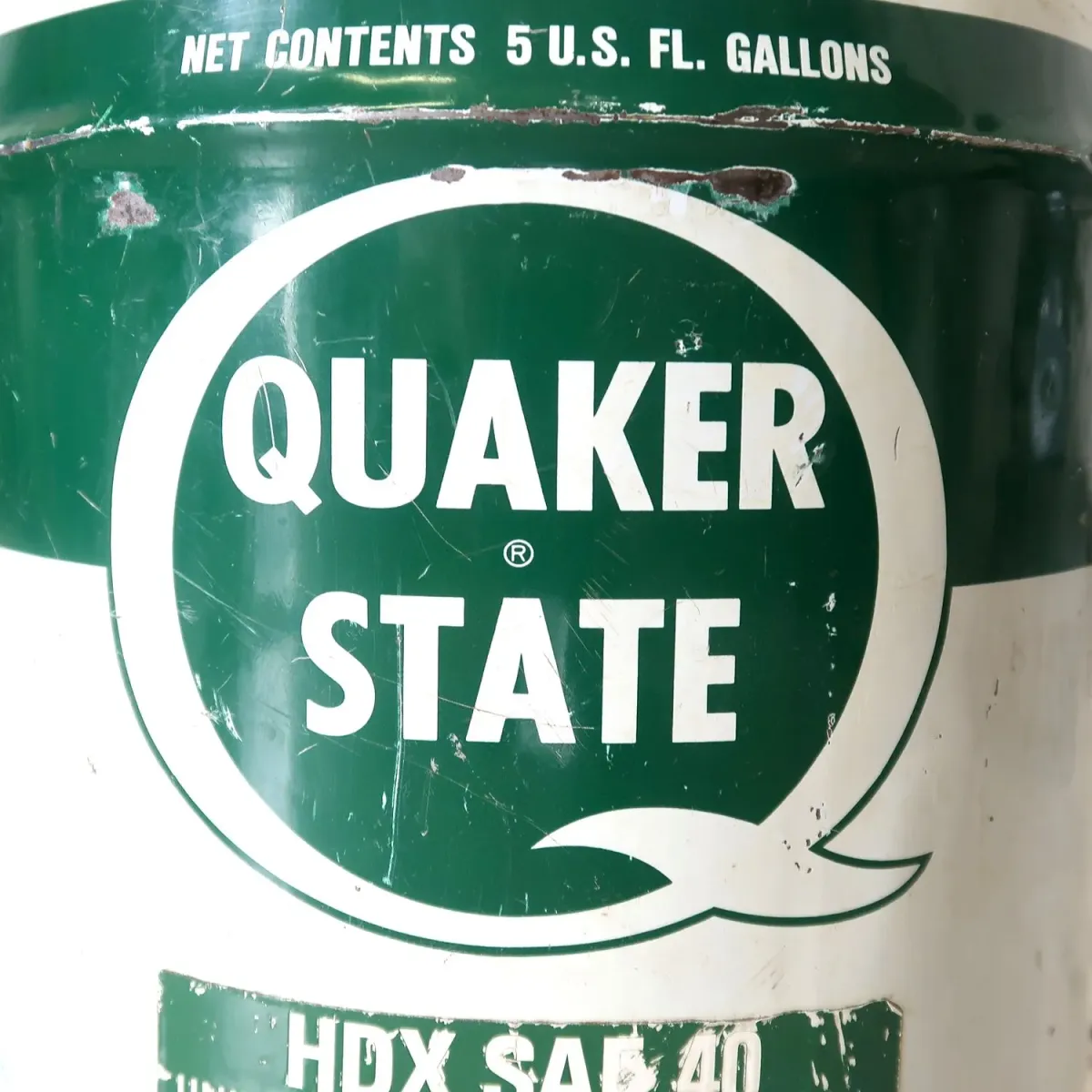 QUAKER STATE ビンテージ オイル缶